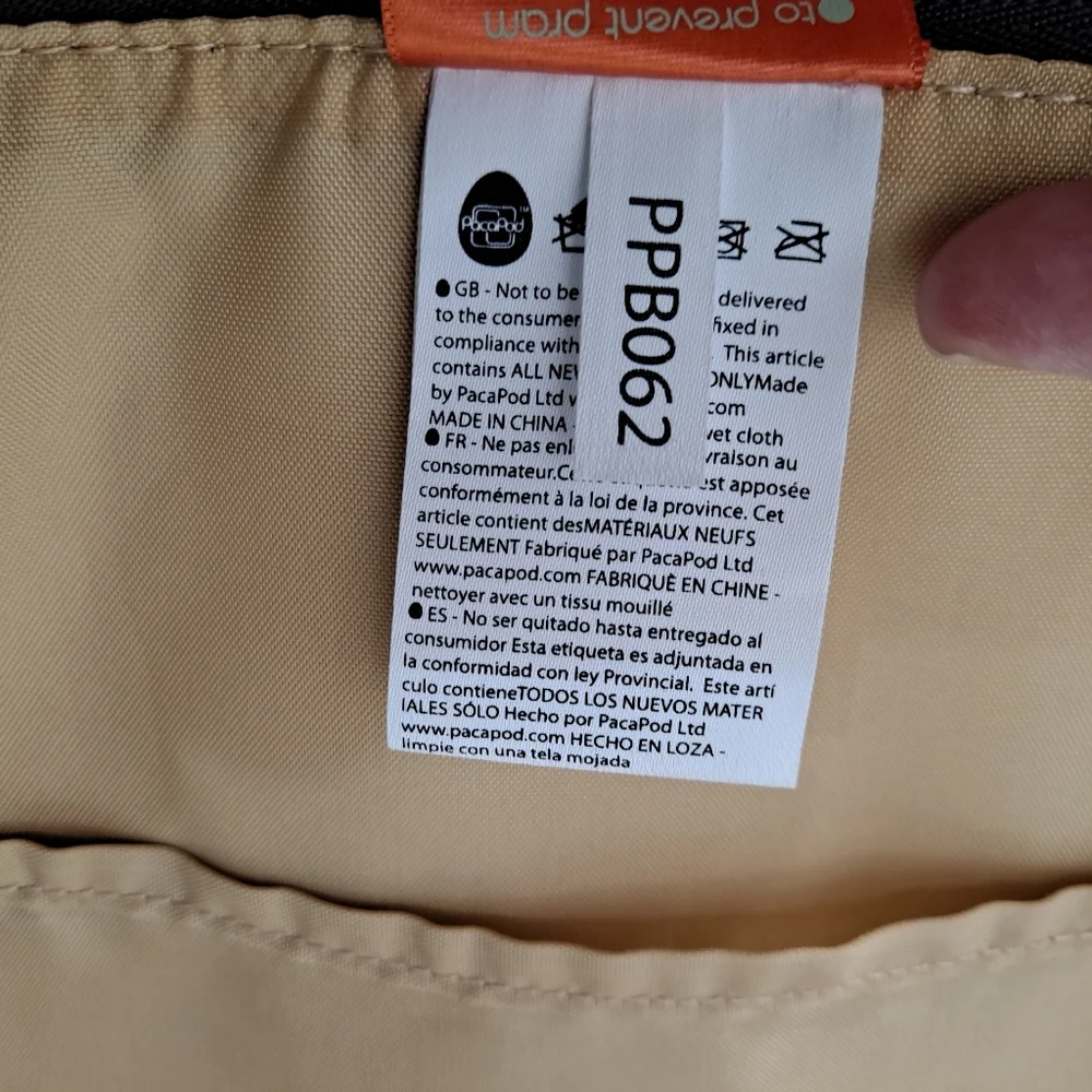 Pacapod Oban Charcoal Convertible Changing Baby Diaper Bag